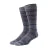 Alchester Mens Exeter Extra Fine Merino Wool Striped Crew Sock