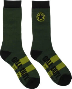 Call Of Duty WWII Star Crew Socks 7 Call Of Duty WWII Star Crew Socks -Fashion Socks Store socks call of duty wwii star crew inset 1 54660.1625171558