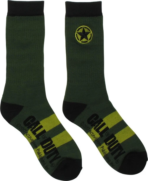 Call Of Duty WWII Star Crew Socks 5 Call Of Duty WWII Star Crew Socks - Image 3