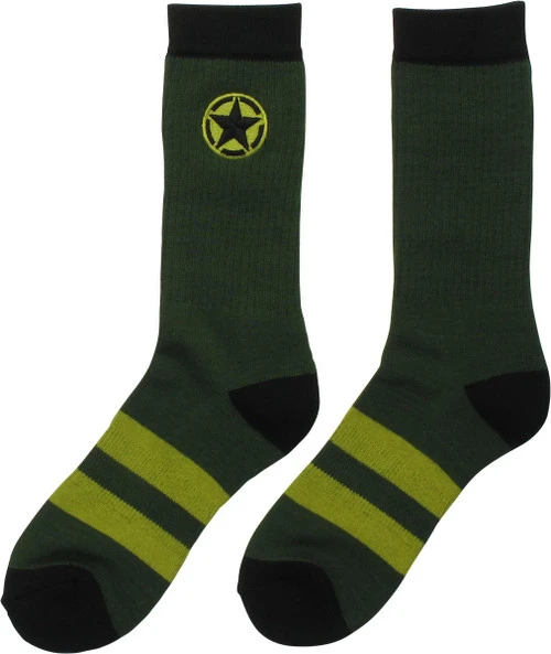Call Of Duty WWII Star Crew Socks 4 Call Of Duty WWII Star Crew Socks - Image 2
