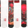 Deadpool Sublimated Scenes Crew 3 Pair Socks Set -Fashion Socks Store socks deadpool sub scene crew 3 pk 06773.1536610378