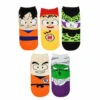 Dragon Ball 5Pk Crew Socks Set -Fashion Socks Store socks dragon ball 5pk crew 90010.1669837564
