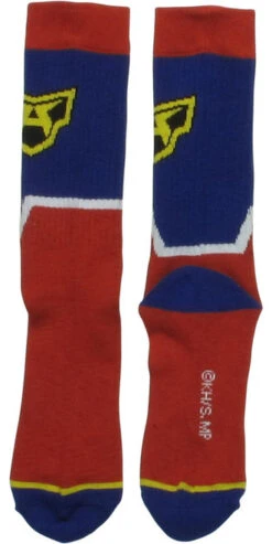 My Hero Academia All Might Symbol Crew Socks -Fashion Socks Store socks my hero academia allmight crw inset 1 39199.1622234850