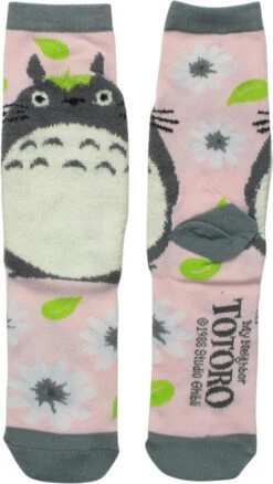 My Neighbor Totoro Fuzzy Crew Socks -Fashion Socks Store socks my neighbor totoro fuzzy crew inset 1 77084.1614891737