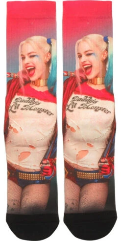 Suicide Squad Harley Quinn Sublimated Crew Socks