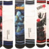 Valiant Comics Trio Dye Sub 3 Pair Crew Socks Set -Fashion Socks Store socks valiant sub char crew 3 pk 98847.1539887968