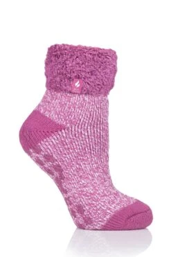 Women's Lily Twist Lounge Socks -Fashion Socks Store women s original twist lounge ankle slipper socks women s lily twist lounge socks 2
